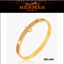 Hermes Collier De Chien Pm Bracelet Gold With Diamonds